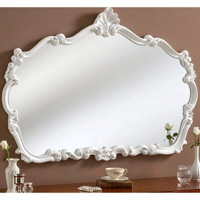 Yearn White Renaissance Landscape Mirror - Mirror Yearn White Renaissance Landscape Mirror - Mirror