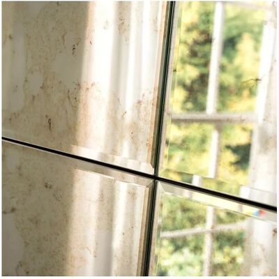 Yearn Black Bevelled Rectangular Wall Mirror - Wall Mirror Yearn Black Bevelled Rectangular Wall Mirror - Wall Mirror