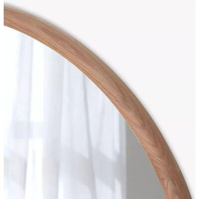 Yearn Sherwood Solid Oak Frame Full-Length Wall Mirror - 180x80cm Yearn Sherwood Solid Oak Frame Full-Length Wall Mirror - 180x80cm