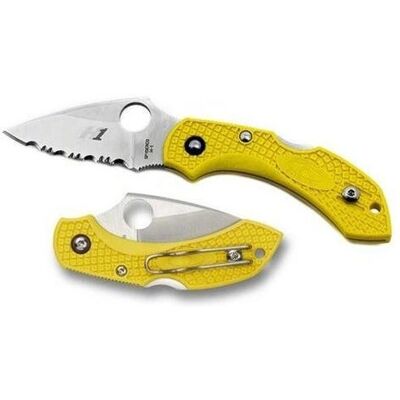 Couteau Pliant Spyderco Dragonfly2 Salt Jaune - Couteau - Publicité Couteau Pliant Spyderco Dragonfly2 Salt Jaune - Couteau - Publicité