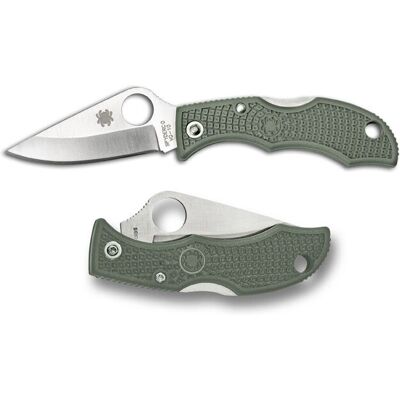 Spyderco Ladybug3 Verde Folhagem Faca dobrável - Faca Spyderco Ladybug3 Verde Folhagem Faca dobrável - Faca