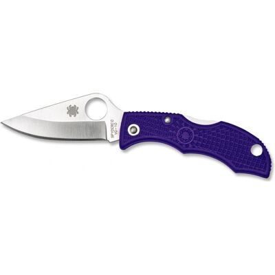 Spyderco Ladybug Purple LPRP3 Faca dobrável compacta VG-10 Spyderco Ladybug Purple LPRP3 Faca dobrável compacta VG-10