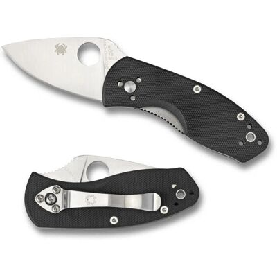 Faca dobrável Spyderco Ambitious G-10 Preto - Faca Faca dobrável Spyderco Ambitious G-10 Preto - Faca