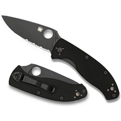 Spyderco C122GBBKPS Couteau Pliant - Couteau - Publicité Spyderco C122GBBKPS Couteau Pliant - Couteau - Publicité