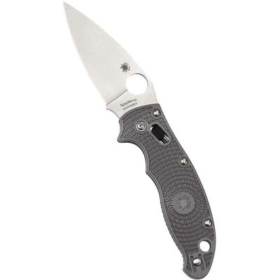 Spyderco Manix 2 Léger Maxamet Gris - Publicité Spyderco Manix 2 Léger Maxamet Gris - Publicité
