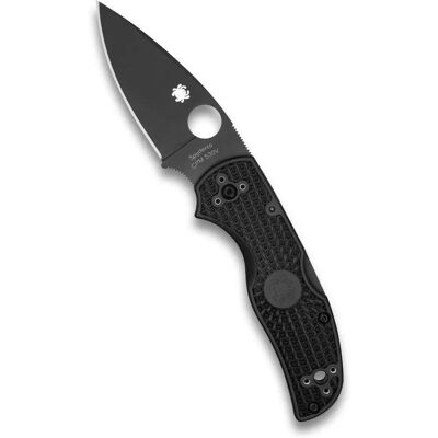 Spyderco Native 5 FRN Preto - Lâmina Preta - Faca Spyderco Native 5 FRN Preto - Lâmina Preta - Faca