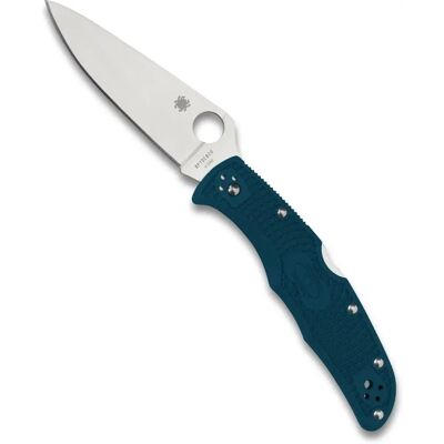 Couteau de poche Spyderco Endura 4 K390 Bleu - Publicité Couteau de poche Spyderco Endura 4 K390 Bleu - Publicité