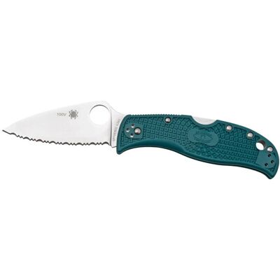 Spyderco LeafJumper K390 - Couteau de poche - Noir - Publicité Spyderco LeafJumper K390 - Couteau de poche - Noir - Publicité