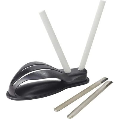 Kit de Afiar SPYDERCO Gauntlet Premium - Preto/Branco Kit de Afiar SPYDERCO Gauntlet Premium - Preto/Branco