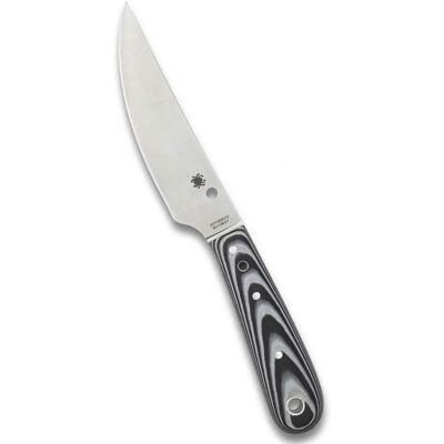 Couteau fixe Spyderco Bow River G-10 Noir-Gris - Couteau d'extérieur - Publicité Couteau fixe Spyderco Bow River G-10 Noir-Gris - Couteau d'extérieur - Publicité