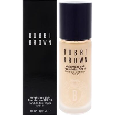 Bobbi Brown Weightless Skin Foundation SPF15 - Foundation, Neutral Warm Sand, 30ml Bobbi Brown Weightless Skin Foundation SPF15 - Foundation, Neutral Warm Sand, 30ml
