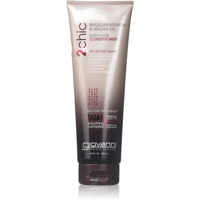 Giovanni 2chic Ultra-Slick Conditioner - Brasilianisches Keratin + Marokkanisches Arganöl Giovanni 2chic Ultra-Slick Conditioner - Brasilianisches Keratin + Marokkanisches Arganöl