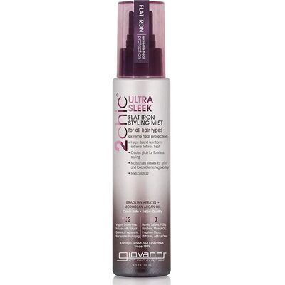 Giovanni Ultra Sleek Flat Iron Styling Mist - Brazilian Keratin & Argan Oil Giovanni Ultra Sleek Flat Iron Styling Mist - Brazilian Keratin & Argan Oil