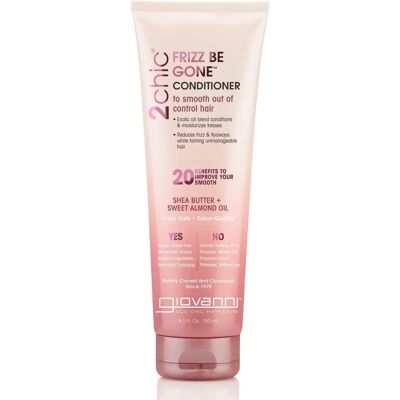 Giovanni 2chic Frizz Be Gone Conditioner - Shea & Mandelöl - 250ml Giovanni 2chic Frizz Be Gone Conditioner - Shea & Mandelöl - 250ml
