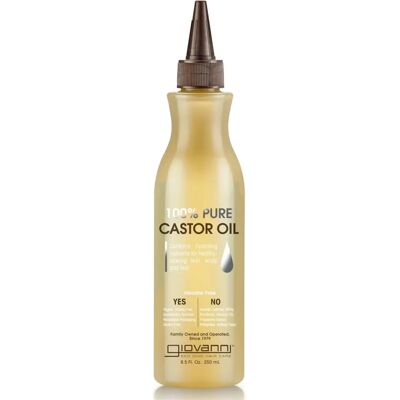 Huile de Ricin Pur Giovanni - 240ml - Soin Cheveux & Peau - Publicité Huile de Ricin Pur Giovanni - 240ml - Soin Cheveux & Peau - Publicité