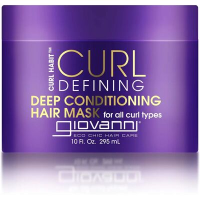 Giovanni Curl Habit Diepe Curl Definiërende Haarmasker - 295ml - Voor Alle Krultypes Giovanni Curl Habit Diepe Curl Definiërende Haarmasker - 295ml - Voor Alle Krultypes