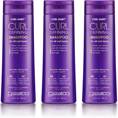 Giovanni Curl Habit - Curl Defining Shampoo - Alle Krultypes Giovanni Curl Habit - Curl Defining Shampoo - Alle Krultypes