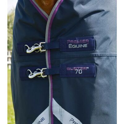Premier Equine Buster 70g Marinblau Pferdedecke - Wasserdicht & Atmungsaktiv Premier Equine Buster 70g Marinblau Pferdedecke - Wasserdicht & Atmungsaktiv