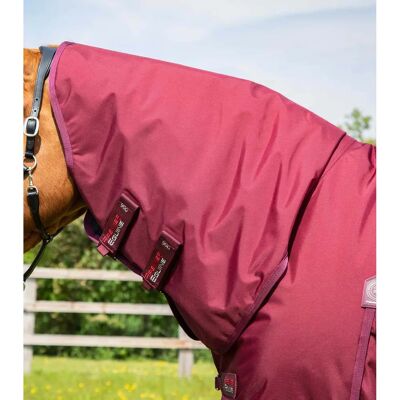 Couverture cheval Premier Equine Storm Classic 90g - Imperméable, Respirant, Col Haut - Publicité Couverture cheval Premier Equine Storm Classic 90g - Imperméable, Respirant, Col Haut - Publicité