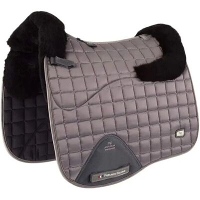 Premier Equine - Atlantis - Grau/Schwarz Wolle - Sattelpad Premier Equine - Atlantis - Grau/Schwarz Wolle - Sattelpad
