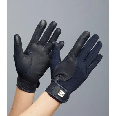 PREMIER EQUINE Bordoni Leder Mesh Reithandschuhe PREMIER EQUINE Bordoni Leder Mesh Reithandschuhe