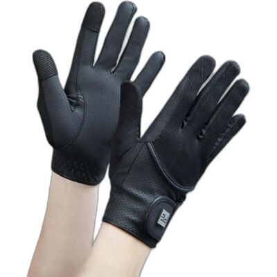 Premier Equine, Herren, Handschuhe, Presa, Schwarz, (S) - Reithandschuhe Premier Equine, Herren, Handschuhe, Presa, Schwarz, (S) - Reithandschuhe