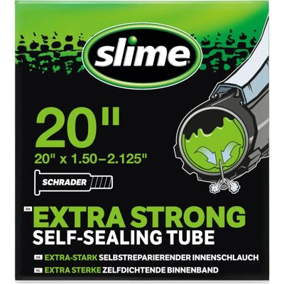 Slime Selbstheilende Inner Tube - 20 1.5-2.1 Schdr Schwarz Slime Selbstheilende Inner Tube - 20 1.5-2.1 Schdr Schwarz