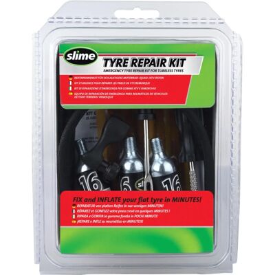 Kit riparazione gomme Slime - Compatto, portatile, veloce Kit riparazione gomme Slime - Compatto, portatile, veloce