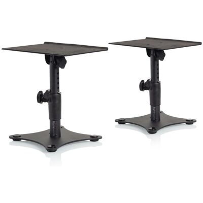 Gator Frameworks GFWSPKSTMNDSK Höhenverstellbarer Monitorständer - Schwarz Gator Frameworks GFWSPKSTMNDSK Höhenverstellbarer Monitorständer - Schwarz