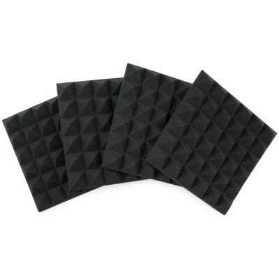 Gator Frameworks GFW-ACPNL1212PCHA-4PK Kohle Akustikpaneel-Set Gator Frameworks GFW-ACPNL1212PCHA-4PK Kohle Akustikpaneel-Set