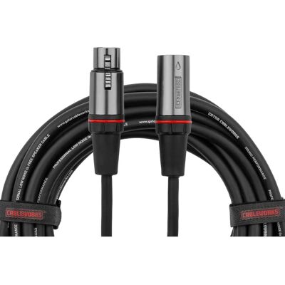 Gator Cableworks Headliner Series XLR Mikrofonkabel - Schwarz - 3 m Gator Cableworks Headliner Series XLR Mikrofonkabel - Schwarz - 3 m