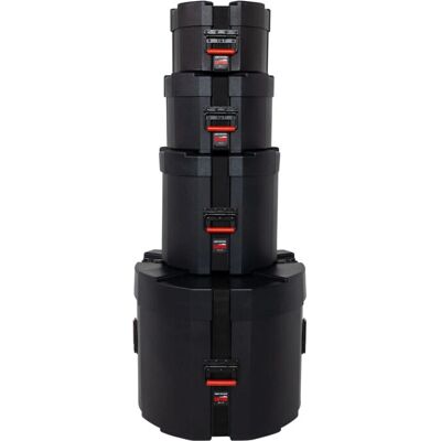 Gator GPCJZFUSIONPACK Drumhoes - Duurzaam, Stapelbaar, Micro-velours binnenkant Gator GPCJZFUSIONPACK Drumhoes - Duurzaam, Stapelbaar, Micro-velours binnenkant