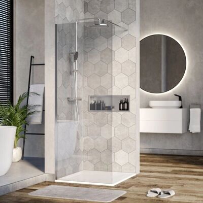 Bernstein Walk-In Duschwand - 8mm Sicherheitsglas - Verschiedene Breiten Bernstein Walk-In Duschwand - 8mm Sicherheitsglas - Verschiedene Breiten
