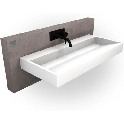 Bernstein Modelo BS6001 Lavabo Moderno Blanco para Pared o Encimera - 50cm-120cm Bernstein Modelo BS6001 Lavabo Moderno Blanco para Pared o Encimera - 50cm-120cm