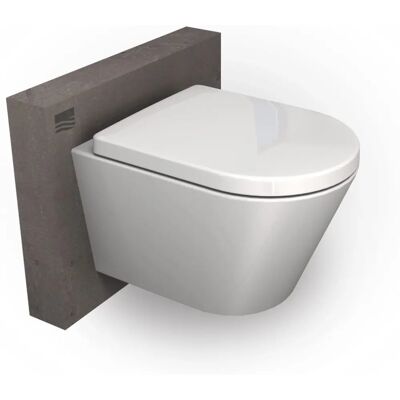 Bernstein 1088R Inodoro suspendido - Sin reborde, Soft-close, Compacto Bernstein 1088R Inodoro suspendido - Sin reborde, Soft-close, Compacto