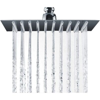 Bernstein Tête de douche effet pluie 20x20cm - Chrome - Publicité Bernstein Tête de douche effet pluie 20x20cm - Chrome - Publicité