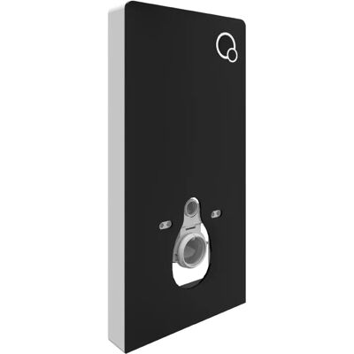 Modulo sanitario Bernstein - WC sospeso nero con copertura di alta qualità Modulo sanitario Bernstein - WC sospeso nero con copertura di alta qualità