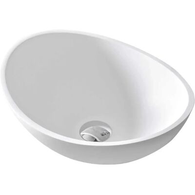 Bernstein TWA29 Lavabo in fusione minerale - Moderno, Igienico, Facile da pulire Bernstein TWA29 Lavabo in fusione minerale - Moderno, Igienico, Facile da pulire