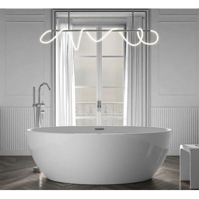 Bañera exenta acrílica blanca Bernstein - 175x100cm Bañera exenta acrílica blanca Bernstein - 175x100cm