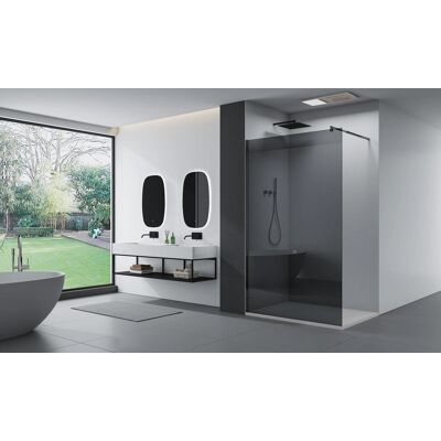 Bernstein Modello EX101 Nano 8mm Pannello Doccia Walk-In Grigio - 200x90cm Bernstein Modello EX101 Nano 8mm Pannello Doccia Walk-In Grigio - 200x90cm