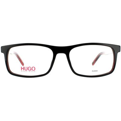 Hugo di Hugo Boss HG 1004 OIT Nero Rosso Uomo - Cornice per occhiali Hugo di Hugo Boss HG 1004 OIT Nero Rosso Uomo - Cornice per occhiali