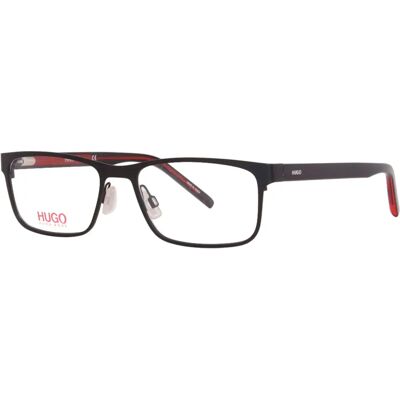 Montatura per occhiali rettangolari in metallo da uomo Hugo Boss - 55mm Montatura per occhiali rettangolari in metallo da uomo Hugo Boss - 55mm