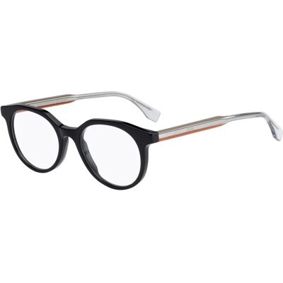 Fendi - FF M0078 - Nero - Rotondo - Montatura per occhiali Fendi - FF M0078 - Nero - Rotondo - Montatura per occhiali