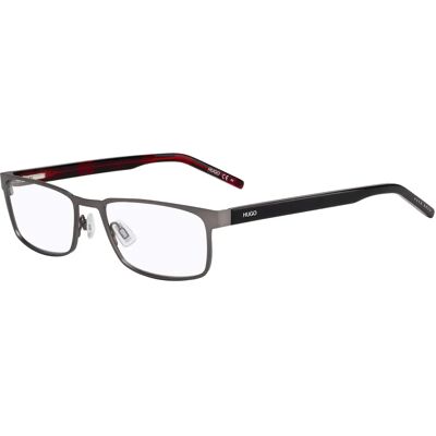 Hugo Boss HG 1075 R80 Donker Ruthenium Heren - Rechthoekige Brillenframe Hugo Boss HG 1075 R80 Donker Ruthenium Heren - Rechthoekige Brillenframe
