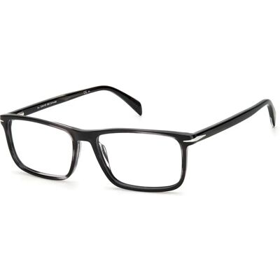 David Beckham Men’s Unisex Gray/Black Acetate Spectacle Frame - Spectacle Frame David Beckham Men’s Unisex Gray/Black Acetate Spectacle Frame - Spectacle Frame