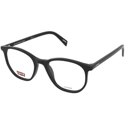 Levi's LV 1002 807 Schwarze Unisex Brille Rahmen - Sehhilfe Levi's LV 1002 807 Schwarze Unisex Brille Rahmen - Sehhilfe