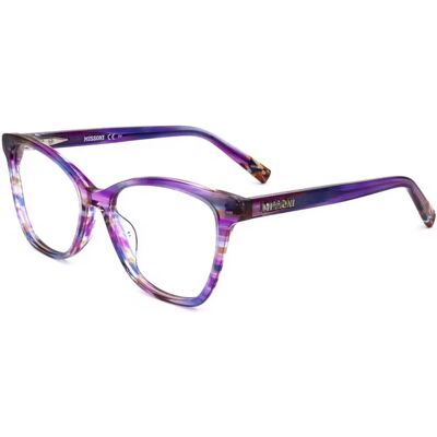 Missoni MIS 0013 V43 Lila Quadratische Brillenfassung - Brillenfassung Missoni MIS 0013 V43 Lila Quadratische Brillenfassung - Brillenfassung