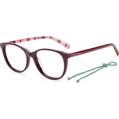 Monture de lunettes Missoni MMI 0006 SR8 Motif bordeaux 52/16/140 - Monture - Publicité Monture de lunettes Missoni MMI 0006 SR8 Motif bordeaux 52/16/140 - Monture - Publicité