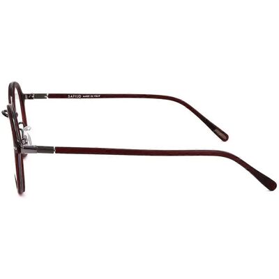 Safilo SAGOMA 05 XI9 Rouge Transparent - Monture de lunettes - Publicité Safilo SAGOMA 05 XI9 Rouge Transparent - Monture de lunettes - Publicité
