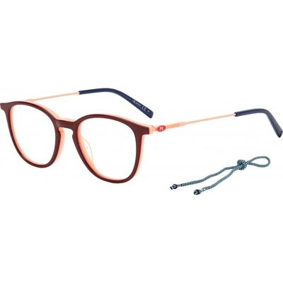 Missoni MMI 0066 Burgundy Peach - Eyewear Frames Missoni MMI 0066 Burgundy Peach - Eyewear Frames